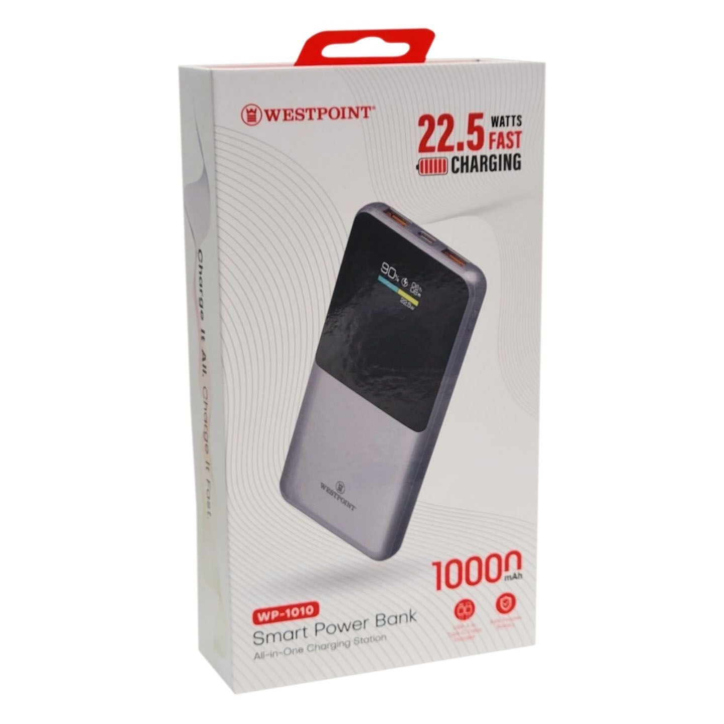 Original Westpoint 10000 mAh Powerbank with Digital Display