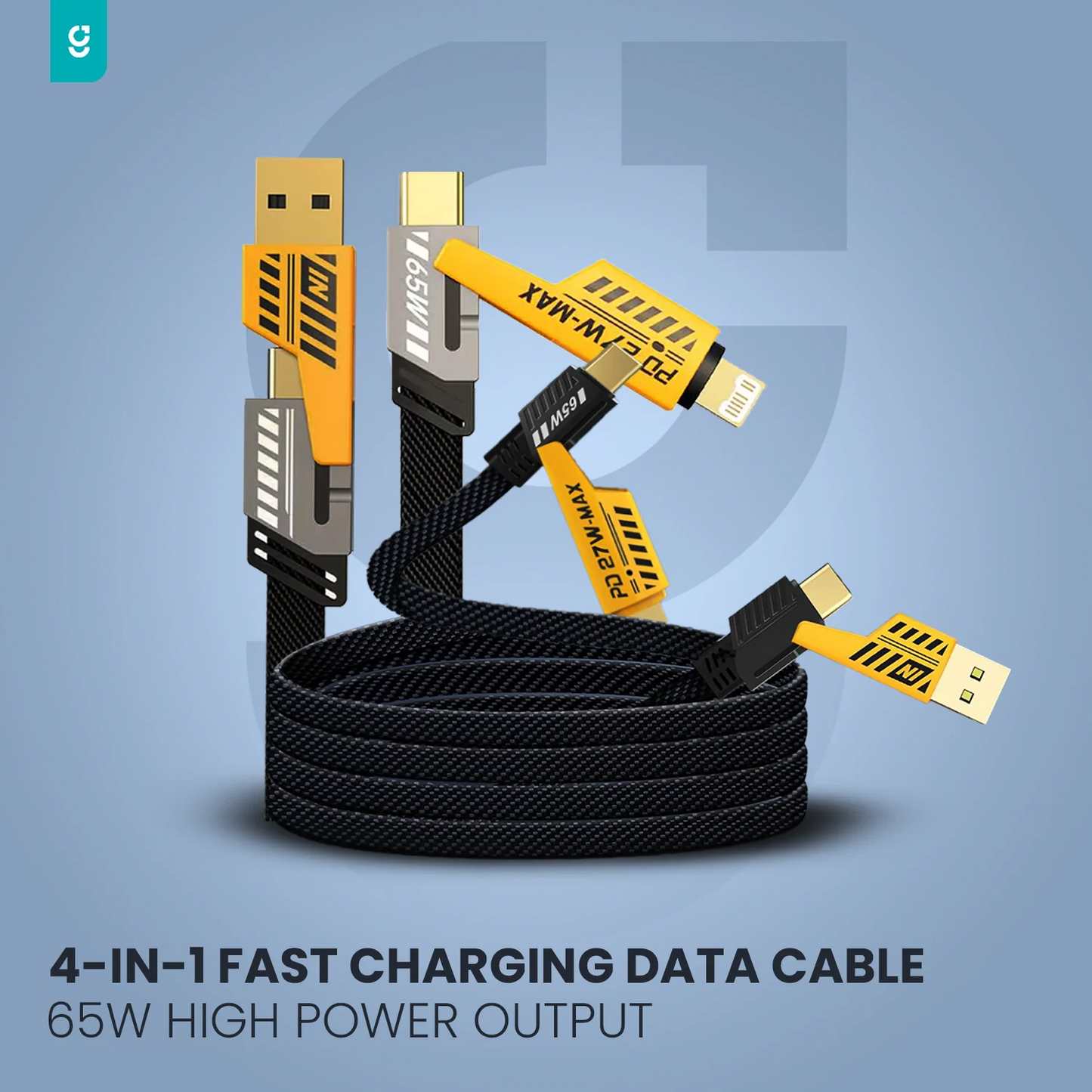 PD 4 In 1 Metal Cable